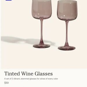 Our Place Plum Wine Glass Set